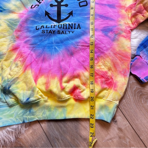 Destinations San Diego Tie Dye Hoodie. Size Small. - Picture 6 of 7